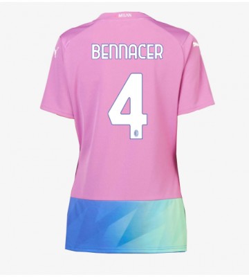 AC Milan Ismael Bennacer #4 Tredje Tröja Kvinnor 2023-24 Kortärmad